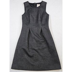 J.Crew Suiting Women's Sleeveless Crew Neck Sheath Dress Gray Size 2